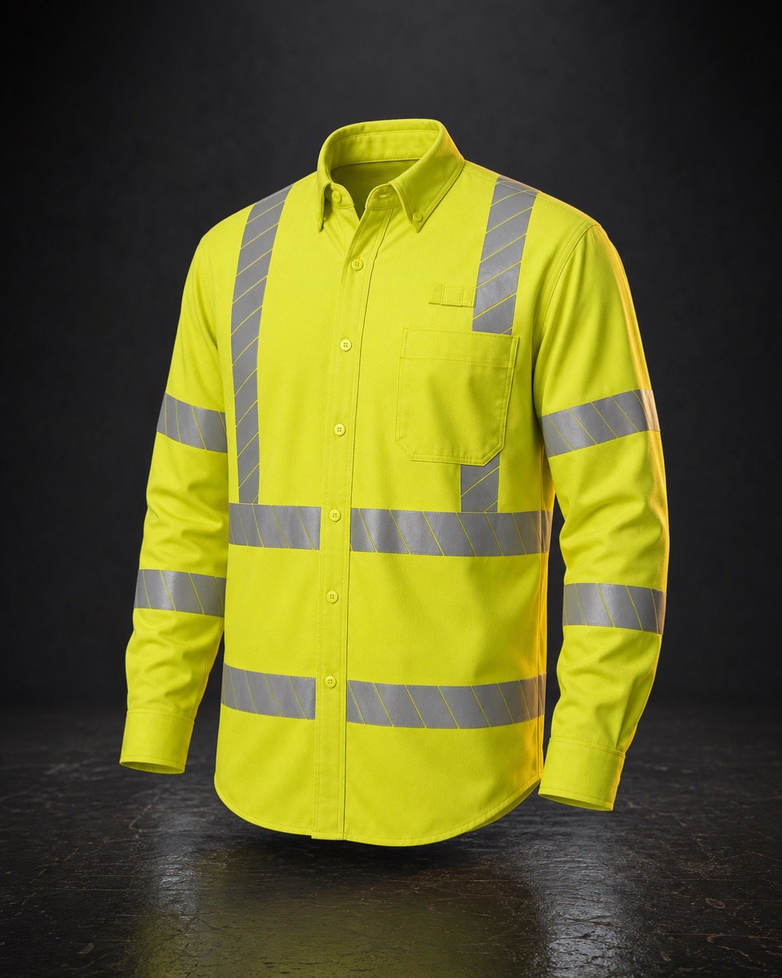 Beacon Hi-Vis FR Shirt — Class 3 — view 1